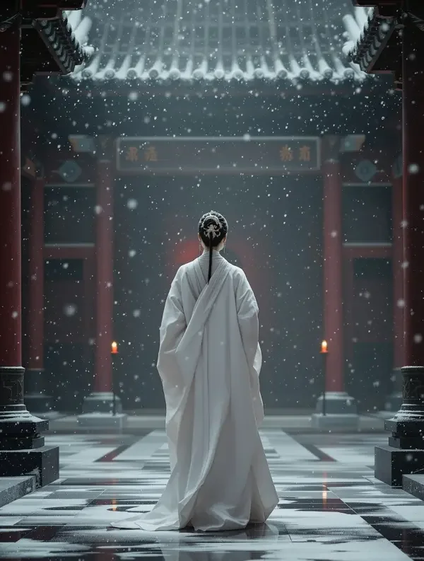 短剧《长夜昭昭》封面海报，古装题材，84 集